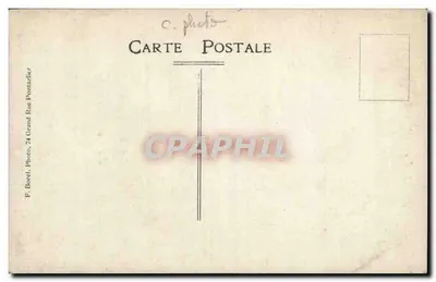 Portret pary — wydawca F. Borel, 74 Rue Grand Rue, Paryż — Rewers