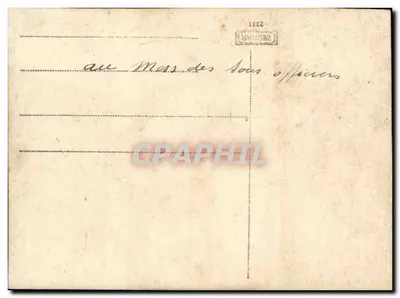 Żołnierz w mundurze — pozycja wewnętrzna — nieznany wydawca — Rewers