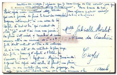Mégeve — A pensão ensolarada — editor L. Ménard, n°27 — Verso