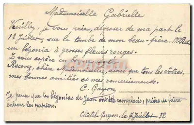 Châtel-Guyon — Dolina Bez Troski — wydawca ARA, n°12 — Rewers