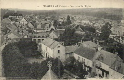 Fismes visto de cima — Vista tirada da Igreja