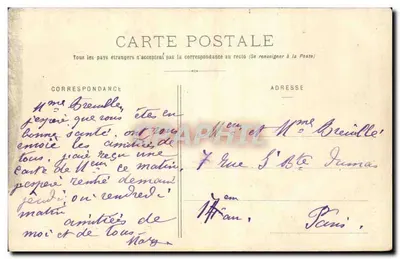 VITRY-le-FRANÇOIS — Vista sulla Marne — Al Grand Bazar, 44 e 46, Rue du Pont — Verso