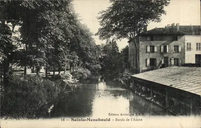 Sainte-Menehould — Margens do rio Aisne — Edição Artística E.R.T. - Pomponne Laguy (S. e M.)