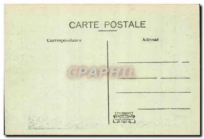 Sermaize-les-Bains (Marne) — Nef da igreja do século XII após o incêndio de 1914 — editor Breton Frères, Paris — Verso