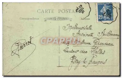 Sermailze-les-Bains — O Ponte Bréville — Edição Michaud — Verso