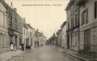 Sermaize-les-Bains (Marne) — Rue de Bar — Vve. Bellorget, editor