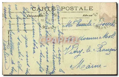 Epernay — Widok na rzekę Marne — LL — Rewers