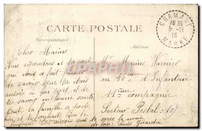 ÉPERNAY — Panorama preso dalla Torre dell'Unione Champagne — La Champagne Illustrée, n°39 — Verso