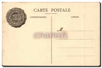 Moët et Chandon — Canteiros de Dégorgement — Em. Giroude Imp. Edit. Epernay — Verso