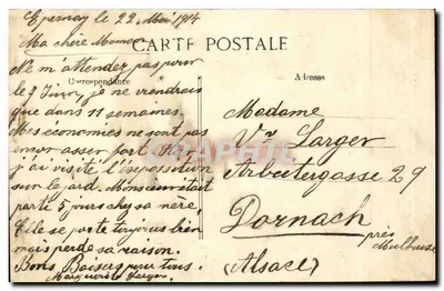 ÉPERNAY — Rue Saint-Thibault — Editor B.P.D. n°8 — Verso