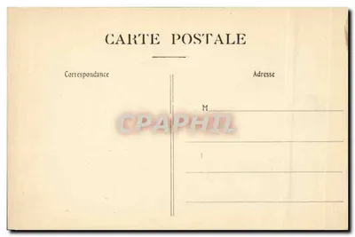École Pratique de Commerce et d'Industrie de Reims — Façade — Phototypie J. Bienaime, Reims — Rewers