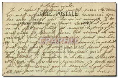 Oderen — Vista panorâmica — J. H. Edição, Estrasburgo — Verso
