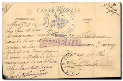 Gerbéviller — Ulica spalona — Lunéville-Photo, P.R., 13 Pl. de l'Église — Rewers