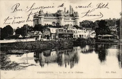 Pierrefonds — Le Lac et le Château — ND. Phot.