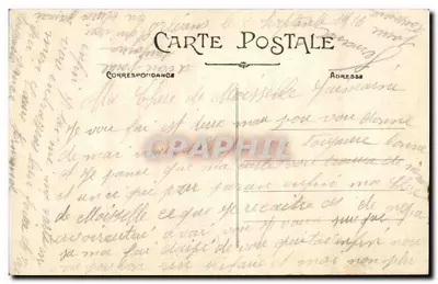Orléans (Loiret) — Estátua de Joana d'Arc, Praça do Martroi e Rua da República — A.P. — Verso