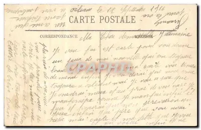 Orléans — Plac Gambetta i Kościół Świętego Patryka — LL, n°179 — Rewers