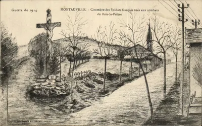 Montauville - Cemitério dos Soldados Franceses Mortos nos Combates do Bois-le-Prêtre — A. C. Editor