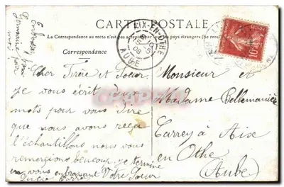 Angers — Portal da catedral — Staercky, Paris — Verso