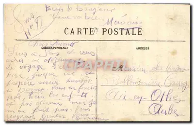 Sens — Hotel de Ville — Ogólny widok — wydawca: kolekcja pana Sens — Rewers