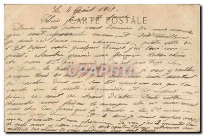 Albert — A Halle e a Igreja — Último bombardeio — L.C.H. Paris n°294 — Verso