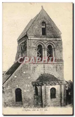 Ciry-salsogne (Yonne) — A Igreja, lado da abside — G. Laguerre, Editor