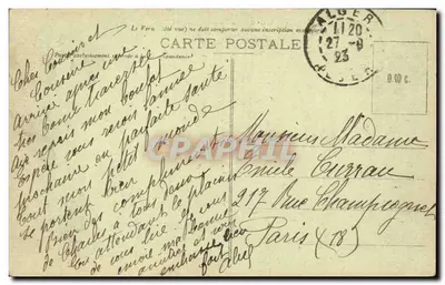 Algier — Liceum dla Dziewcząt — Kolekcja Idealna, P.S. n°241 — Rewers