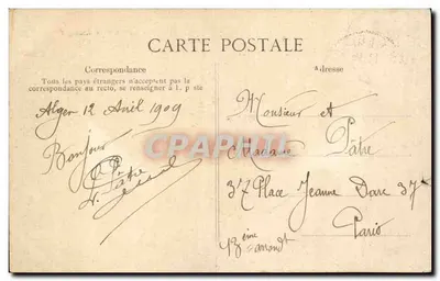 ALGER — La "Général Chanzy" — Colección Ideal, n°143 — Reverso