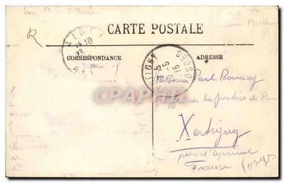 Alger — O Boulevard de la République — Coleção Ideal P.S. — Verso