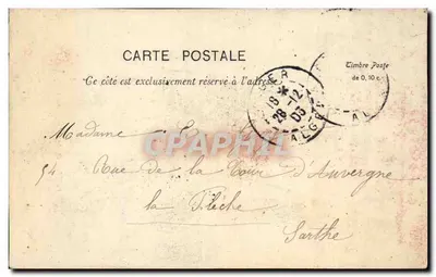Alger — Igreja de São Agostinho — Fot. Leroux, Alger, N° 124 — Verso