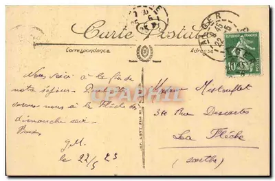 Alger — Uma Rua Árabe — LL. n°38 — Verso