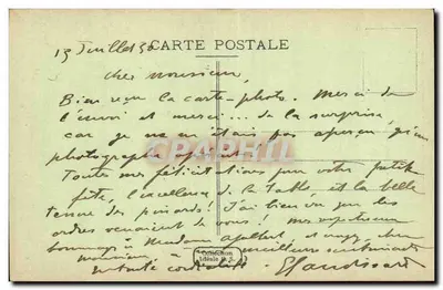 Dançarinas Ouled Naïls no Jardim d'Essai — Argélia — S. Gaudissard, n°286 — Verso