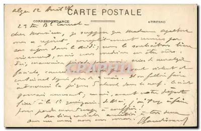 Argel - Igreja Anglicana e Villas de Mustapha-Supérieur — 191 — Editor não visível — Verso