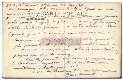 Algier - Port Amirałowski — widok portu z wieloma łodziami — kolekcja Ibérale P. S. — Rewers
