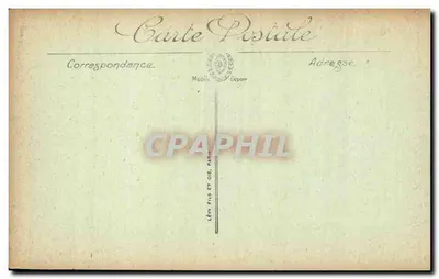Destruição da Rue des Belles-Vierges — Verdun — Editor Lévy Fils et Cie, Paris — Verso