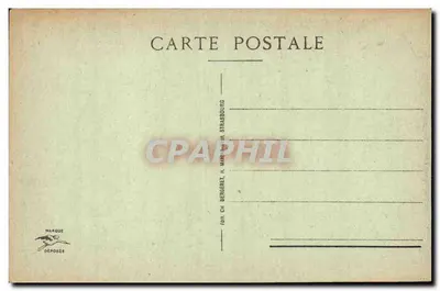 Verdun — Oorlogsschade — uitgever Ch. Bergeret, Strasbourg — Achterkant