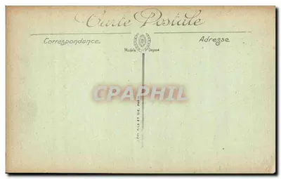 Verdun — Pátio do Bispo após o bombardeio — Visé Paris n°814 — Verso