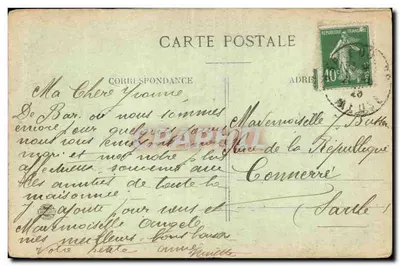 BAR-LE-DUC (Meuse) — Monumento Michaux, inventor da bicicleta — Verso