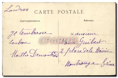 Dun-sur-Meuse — Pont da Torre — Livraria Moreau-Radet, Dun — Verso
