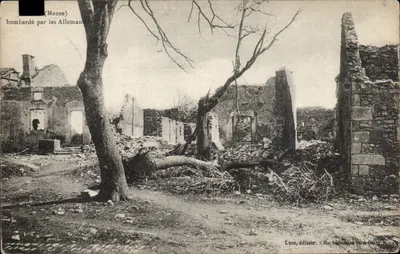 Ruinas de un pueblo — Meuse — editor Luce