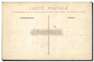 Anzécourt (Meuse) — El pueblo después del paso de los bárbaros — J. Courcier, 8 Rue Simon-le-Franc, París — Reverso