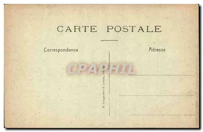 Chemin des Dames — Fort de la Malmaison — B. Nougardes & H. Letaille, Saint-Maurice — Rückseite