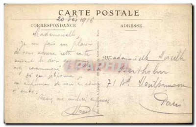 La Neuville-au-Pont — Detalles de la guerra 1914-1915 — París, serie 324 — Reverso