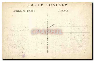 La Harazée (Marne) — Ruinas del Pueblo — Martin et Guillot, Editor N°11 — Reverso