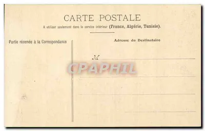 Troyes — O Palácio de Justiça — editor NANCY, n° 24 — Verso