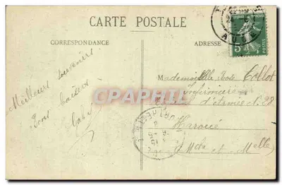 Troyes - O Palácio de Justiça — Coleção T. G. — n° 129 — Verso