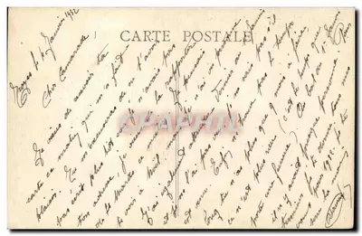 Troyes (Aube) — O Hotel das Postas — F. Ballet, Arquiteto, Paris — Verso