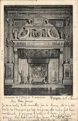 Cheminée de l'Hôtel de Vauluisant — Proyès, J.S.T. No. 81