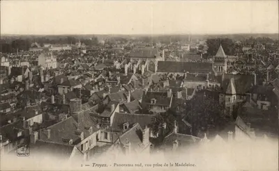 Troyes — Panorama sul, vista tirada da Madeleine — NANCY, n°2