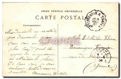 Troyes — Prefeitura — Coleção T. I. — Verso