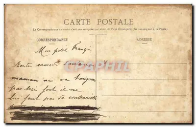 Troyes - O Jardim de Chevreuse — Coleção T. G., n° 121 — Verso